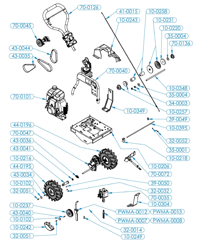 600MH SPARE PARTS